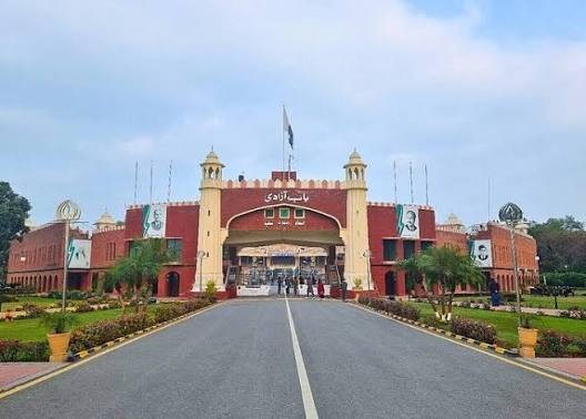 Attari-Wagah Border crossing near Amritsar